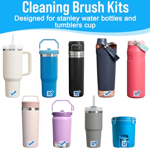 XANGNIER Water Bottle Cleaner Brush Set for Stanley Tumbler 40 oz/30 oz Cup - size: 4 pack