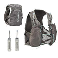 Nathan Women's Hydration Vest - Lightweight Mesh, Breathable, 2x14oz Flasks, 2L Bladder, Reflective Vest, Pinnacle Breeze - size: Small-Medium, style: Charcoal