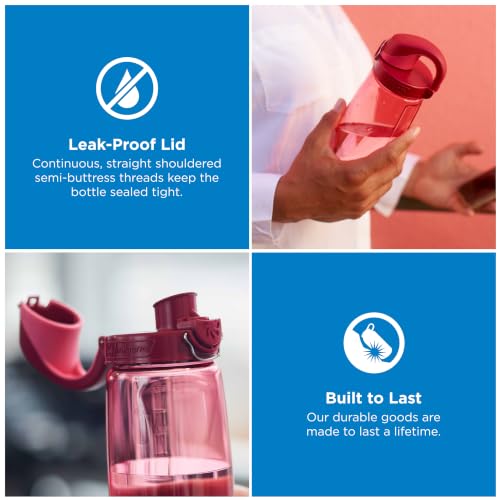 Nalgene On The Fly Bottle Replacement Lid - color: Beet Red/Red