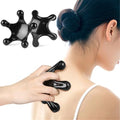 Trigger Point Massage Tools, 2 Pcs 5 Point Deep Tissue Manual Massager Handheld Body Massagers, Handheld Palm Pressure Point Massage Tool for Neck Shoulder Back Muscle Pain Relief (Black) - color: Black