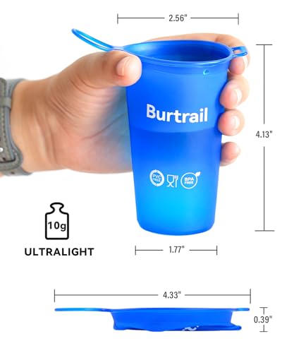 200 ml/6.8 oz-2Pack-Collapsible Cup TPU Running Water Cup Foldable Reusable Protable for Running,Backpacking,Traveling,Climbing,Marathon-BPA Free,SkyBlue - color: 2 Pcs 200ml Sky Blue Cup
