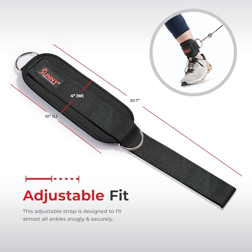 Sunny Health & Fitness Resistance Band Set/Ankle Strap for Home Gym - style: NO. 091