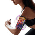 Universal Rotatable Running Cell Phone Armband Holder, Black