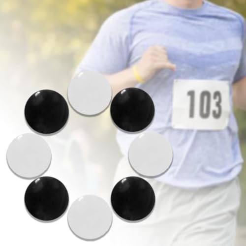 Marathon Race Number Magnetic Bib Holders, 8 Pcs Running Fix Clips for Waist Packs, Sports, Track & Field