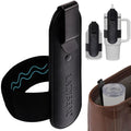 Water Bottle Holder Clip for Tote Bag, Backpack & Grocery Bags - Adjustable Anti-Slip Cup Holder Insert - Keeps Drinks Upright & Prevents Spills - Portable Bag Organizer (Black) - color: Black