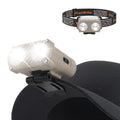 EverBrite Rechargeable Headlamp, Clip-On Hat Light with Motion Sensor