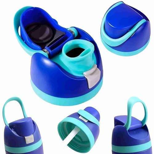 replacement cap compatible with blue Owala Freesip water bottle - color: blue