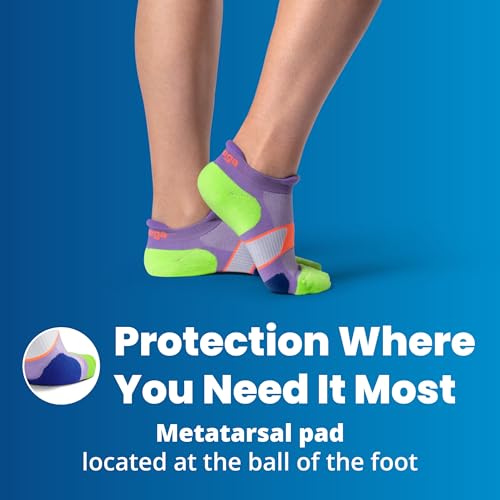 Balega Unisex Adult UltraGlide Friction-Free No-Show Running Socks (1-Pair) - color: Lavender, size: Small