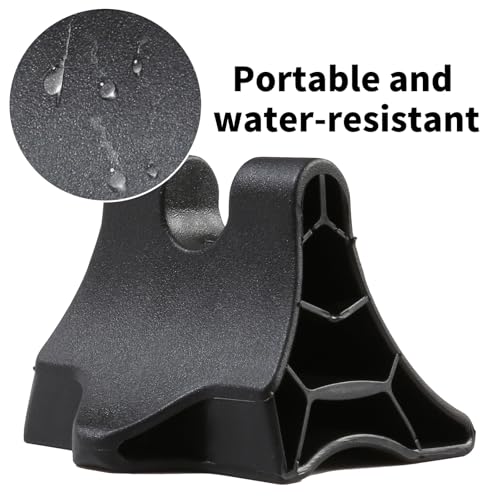 Trigger Point Massage Tool, Handheld Deep Tissue Manual Massager for Neck, Shoulders, Back & Feet, 3-Edge Pressure Point Design, Portable (Black)
