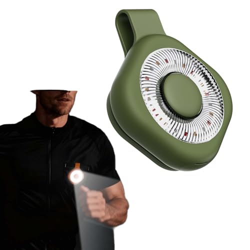 Running Lights for Runners, Magnetic Clip On Rechargeable 6 Modes - color: Green