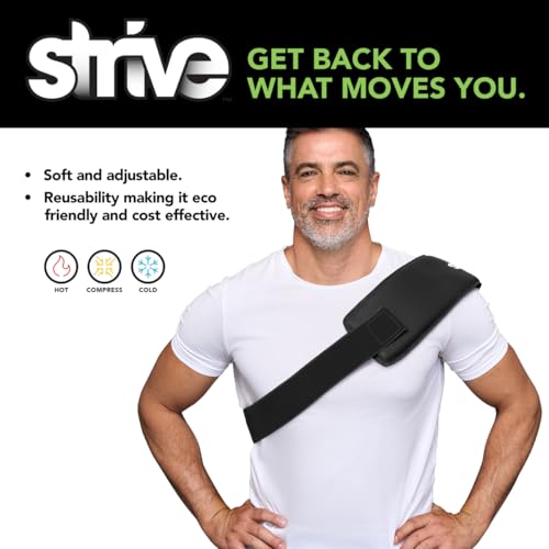 Strive Hot & Cold Compression Sleeve, Muscle Recovery & Pain Relief, Medium - size: Universal (Medium)