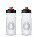 HydraPak Breakaway Surge Lightweight Bike Water Bottle (20oz, Clear) - color: Clear, size: 600 ml (Pack of 2)