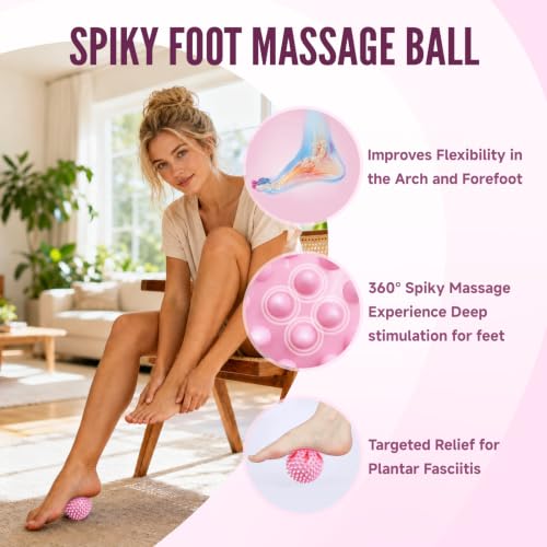 Soft and Hard Spiky Massage Ball Set