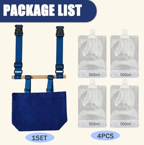 Knee Extension Recovery Device,Essential Aid for Knee Surgery Rehabilitation,Adjustable Buckle Leg Straightening and Flexibility Equipment – Post Knee Surgery MustHaves(4PCS Weights Included)