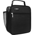 opux Insulated Lunch Box Kids & Adults, Leakproof Soft Cooler Bag, Black - color: Black
