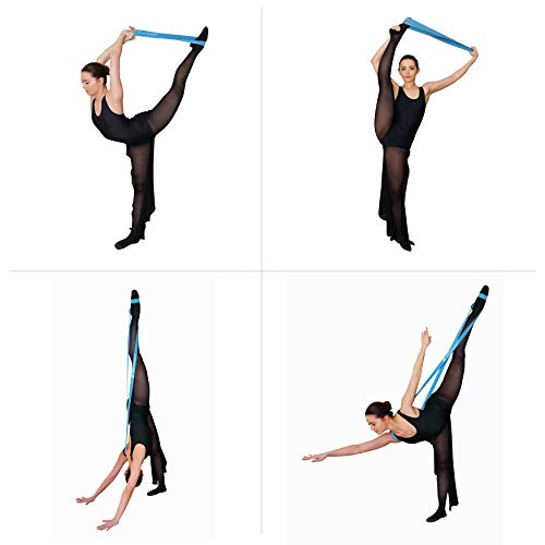 Ballet Stretch Bands for Flexibility, Strength and Dance Training - color: Blue