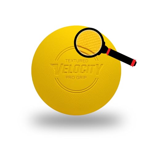 Velocity Lacrosse Balls - Practice Balls, Official NFHS, SEI, and College Approved Size - Meets NOCSAE Standard - Approved Competition Colors - Case of 60 & 120 with Ball Bag - color: Yellow - TPG, size: 120 Balls + Bag, style: Textured Pro Grip
