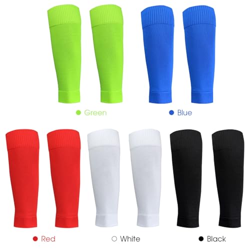 HUIOP Sock,Running Leg Socks, 1 Pair Shin Guard Socks Men Women Soccer Shin Socks Football Calf Sleeves - color: Blue
