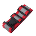 A-SAFETY Glow Belt - Reflective Running Belt (Yellow, Orange, Black, White) - color: Red