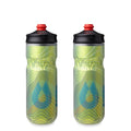 HydraPak Polar Surge Insulated Bike Water Bottle (20oz, Ascent Yellow) - color: Ascent Yellow, style: 20oz/600ml