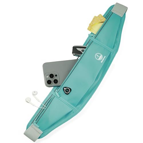Slim Running Belt Fanny Pack, Phone Holder Waist Pack Money Belt - Green - color: X Green