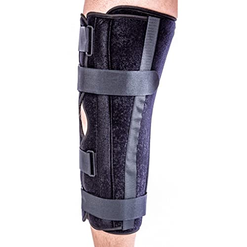 Adjustable Tri-Panel Knee Immobilizer – Knee Splint (24") - size: Universal 24", style: Tri-Panel Immobilizer