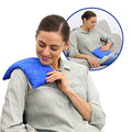 Nature Creation Microwaveable Herbal Heating Pad - Microwave Heating Pad for Neck and Shoulders, Cold & Hot Pack, Heat Pack Warming Pad, Microwavable Heating Pads - Pack of 1 (Blue Marble) - style: Blue Marble
