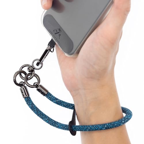 Cell Phone Wrist Strap Phone Lanyard Rope Wrist Lanyard Outdoor Activities - color: Camo Blue