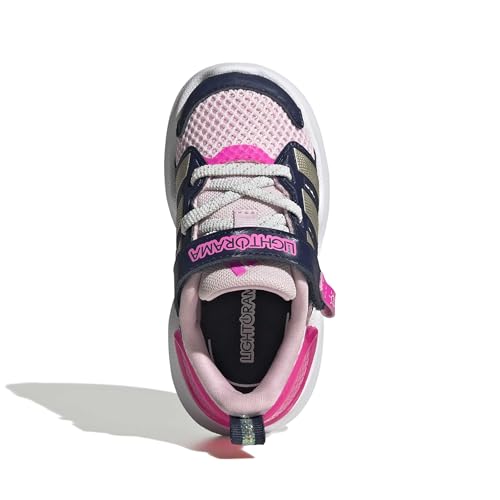 adidas Boys Marvel Lightorama Spider-Man Sneakers Shoes - Red - color: Clear Pink/Cyber Metallic/Lucid Pink, size: 5 Infant