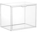 Clear Acrylic Display Case, Stackable Storage Bin, Magnetic Lid (1 Pack) - size: X-Large