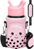 Miss Adola Kids Water Bottle Carrier, 10-18 Oz - color: Milk Tea