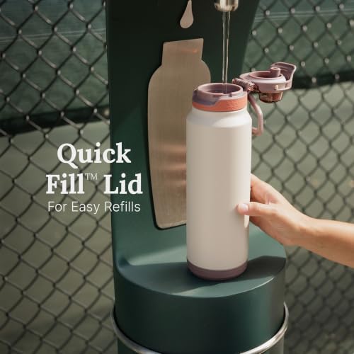 ZULU Powerfill Pro 32oz Stainless Steel Sip or Chug Water Bottle, Ash - color: Ash, style: 32oz