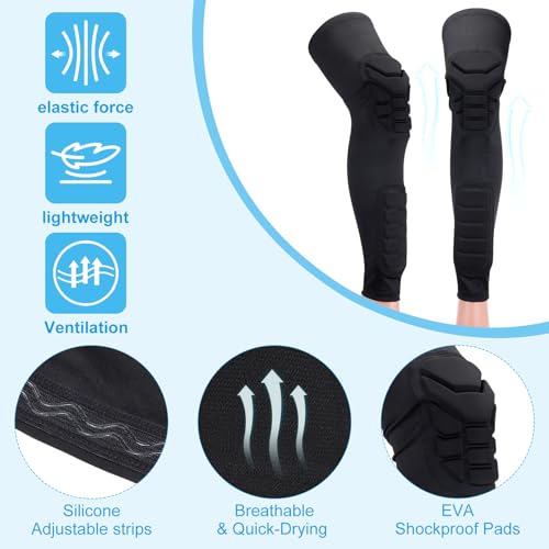 PATIKIL XL Knee Calf Pads, 2Pcs Knee Braces Pad Compression Leg, Black - color: Black, size: X-Large
