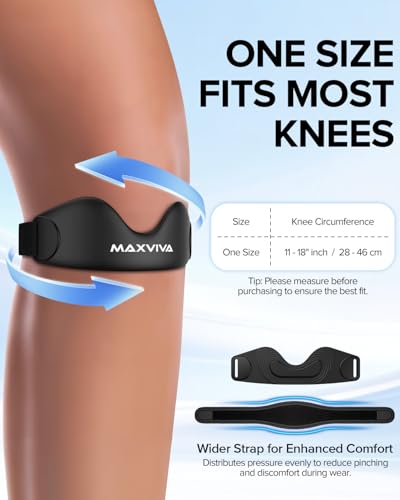 Patellar Tendon Support Strap, Knee Brace for Women & Men