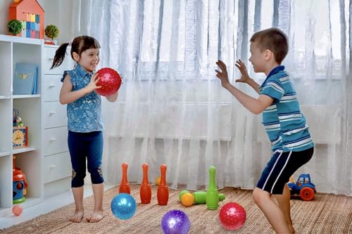 Bedwina 7-Inch Knobby Sensory Balls, Spiky Massage Stress Balls - size: 30-Pcs