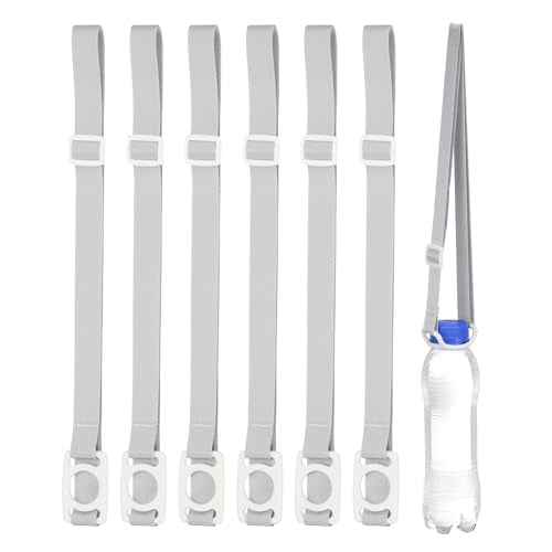 PATIKIL Water Bottle Lanyard - color: Grey/White