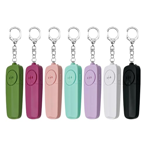 Safesound Personal Alarm - 130dB Self Defense Rechargeable Security Keychain for Women Girls Kids Elderly (White, 1)