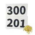 Running Race Bibs Large Numbers with Safety Pins for Marathon Race Events- Tyvek Tearproof Waterproof (201-300) - color: 201-300