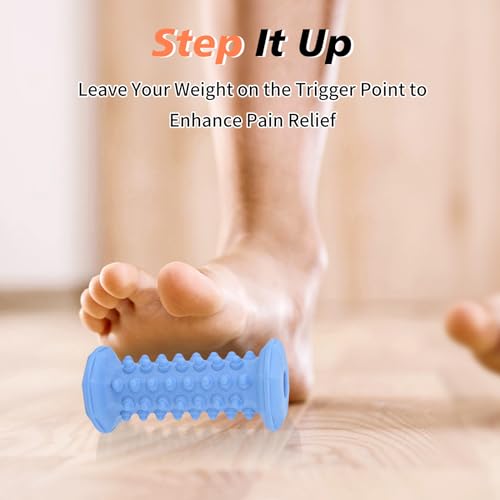 Blue Foot Massager Roller for Plantar Fasciitis, Arch Heel Pain Relief - color: 1-piece Blue
