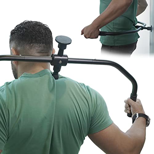 Strict Trigger Point Massage Cane Back and Neck Massager for Muscle Pain Relief and Self-Massage Therapy ，Handheld Back, Neck, Shoulder, Leg ，Foot， Full Body Deep Tissue Pressure Point Tool （ Black）