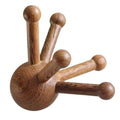 OULIGET Wooden Trigger Point Massage Tool,Spider Shape 5 Legs Massager,Scalp Massager Scraping Tool for Back,Neck,Shoulder and More - style: Five Claw Massager