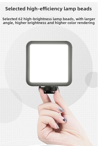 RGB Video Light, 2000mAh Magnetic LED Camera Light, 3 Cold Shoe - size: RGB Light