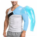 ComfiTECH Shoulder Arm Ice Pack Wrap for Pitcher & Recovery, Blue, XL - size: Extra Large, style: Blue
