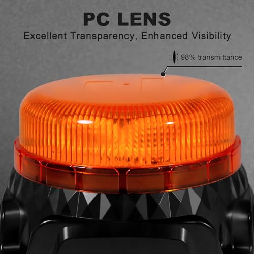 Agrieyes W223S w/Reverse Alarm Amber LED Beacon Lights, Emergency Strobe - size: Screw1