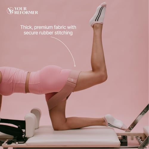 Fabric Booty Bands Set, 3 Resistance Levels for Pilates - color: Sage