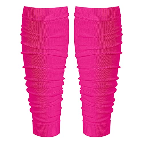Pink Football Scrunch Leg Sleeves for Men Women,Calf Leg Compression Sleeve for Kids/Adults Boys Youth Athletes Running.Elastic Soccer Basketball Leg Sleeves.Football Accessories. - color: Pink