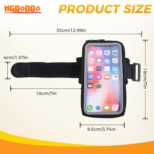Phone Holder for Running, Wristbands and Forearm Phone Holder Up to 6.9"