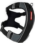 EzyDog X-Link Dog Harness, No Pull Design with Front D-Ring - Medium, Black - color: Black, size: Medium