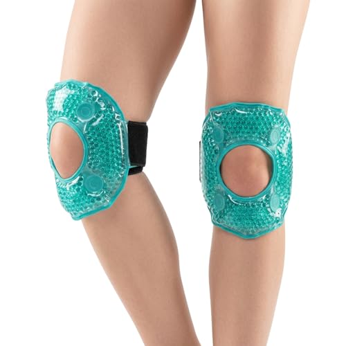 Coldcool Knee Ice Pack Reusable Gel Wrap for Pain Relief & Post-Surgery Recovery - Hot & Cold Therapy for Arthritis, Sports Injuries (2 Pack) - size: knee-sized