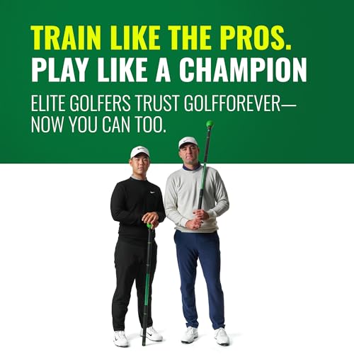 GolfForever Swing Trainer – Golf Fitness & Training System for Strength, Flexibility & Swing Power – Includes Membership & Premium Training Bar for Golf-Specific Workouts - size: Free Trial